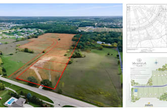 design real estate, subdivision, property and neighborhood map