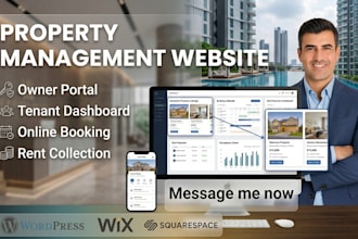 build a property management website with owner portal and online booking