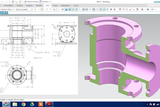 mechanical cad, technical drawing, cnc ready design and solidworks drafting