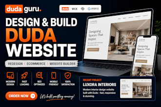 design duda website redesign duda website seo using duda, wix or webflow website