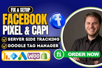 setup shopify meta pixel, facebook capi integration, ad tracking, GTM ga4 server