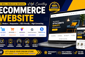 cs cart pinnaclecart volusion americommerce shift4shop products website design