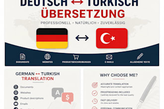 translate german to turkish and turkish to german