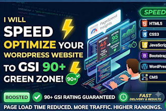 increase wordpress pagespeed score and website performance
