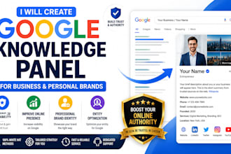 make a google knowledge panel for business and for personal