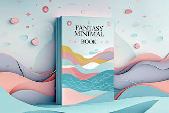 fantasy and minimal book and ebook cover