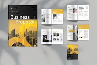 design a company profile, business proposal, csr report and corporate brochure