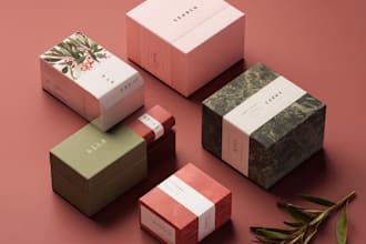 design product label and packaging design