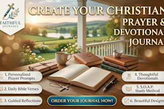 create your christian journal, daily devotional and faith journal