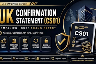 file UK confirmation statement cs01 form companies house annual return expert