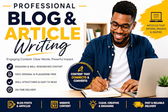 write engaging blog posts and articles