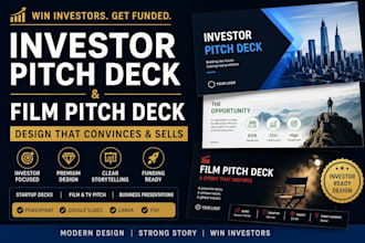 create a winning investor pitch deck for startups and fundraising