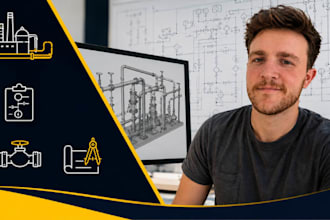 industrial piping cad, pid drafting, plant layout, pipeline routing cad