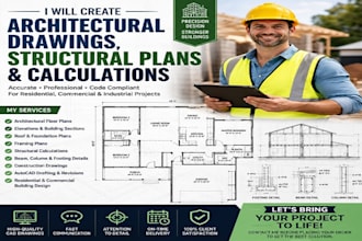 create architectural drawings structural plans and calculations