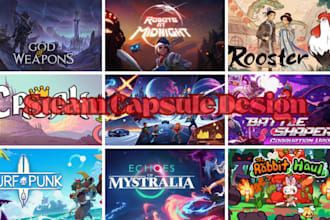 do steam capsule design steam artwork steam game banner steam store art