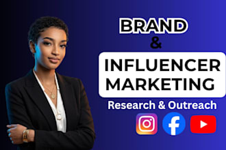 do brand outreach, influencer outreach, brand collaboration and partnership