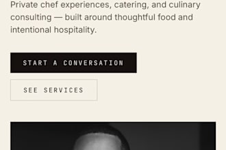 create a website tailored to your vision