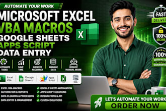 automate microsoft excel vba macros google sheets apps script data entry