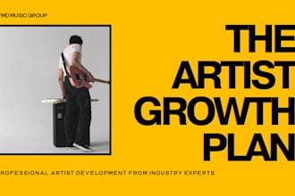 create a 6 month artist development strategy and growth plan