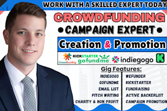 generate real targeted active backers or email list for fundraising campaign