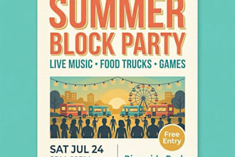 create amazing flyer design and poster
