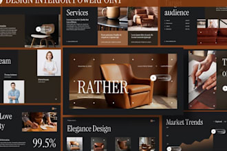 design powerpoint  presentation, master slides template and pitch deck