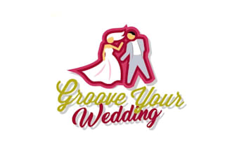 design high quality pop wedding dance logo