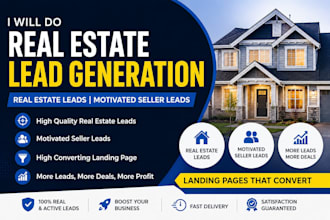 do real estate lead generation real estate leads motivated seller landing page