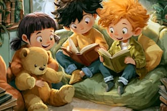 draw children illustrations for books