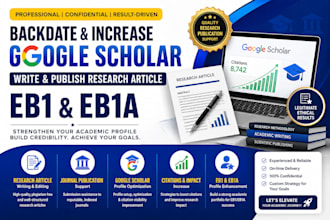 backdate increase google scholar write and publish research article eb1 and eb1a