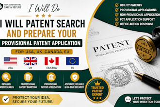 patent search and prepare your provisional patent application