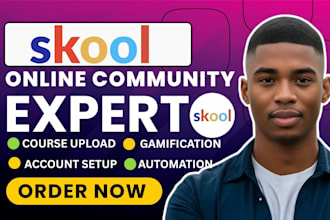 skool online community setup skool online course skool community setup