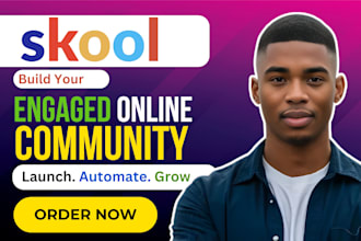 setup skool online community skool online course skool community setup