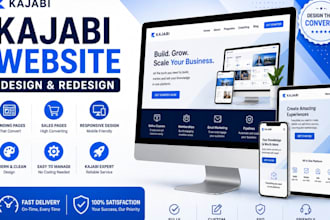 design kajabi website, kajabi landing page and kajabi redesign, kajabi expert
