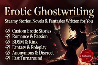 ghostwrite erotic story nsfw, bdsm, forbidden stories and kinky story