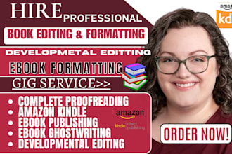 build book layout ebook, formatting and book or manuscript formatting