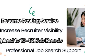 submit your resume to job websites for recruiters