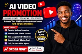 do youtube promotion for ai videos with organic channel growth
