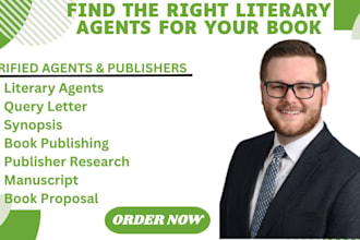 research literary agents and publishers for your manuscripts
