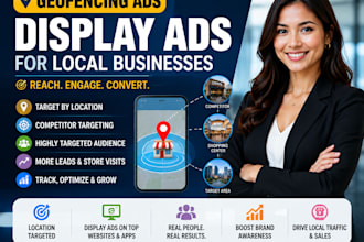 set up high converting geofencing ads display ads for local businesses