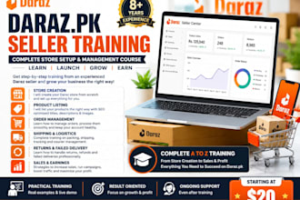 create and manage your daraz pk seller account a to z