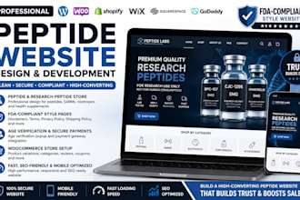 build peptide website, fda complaint research peptide, peptide store, peptide