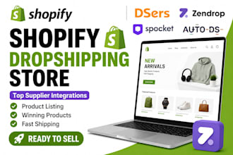 integrate dsers spocket zendrop and autods to your shopify dropshipping store