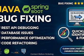 fix java spring boot bugs quickly