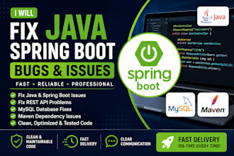 develop spring boot rest API with mysql