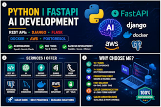 develop ai powered fastapi and flask web applications