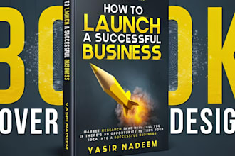 design professional business book cover, startup book cover and marketing book