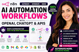 build n8n ai automation workflow with openai chatgpt and apis
