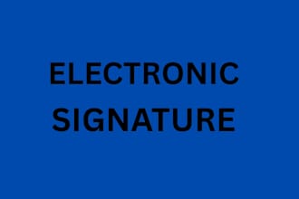 design a professional electronic signature