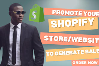 boost shopify sales with shopify marketing and website promotion